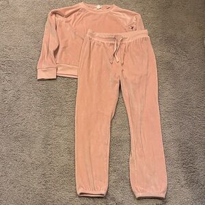 Crewcuts Soft Pink Kids Pajama Set